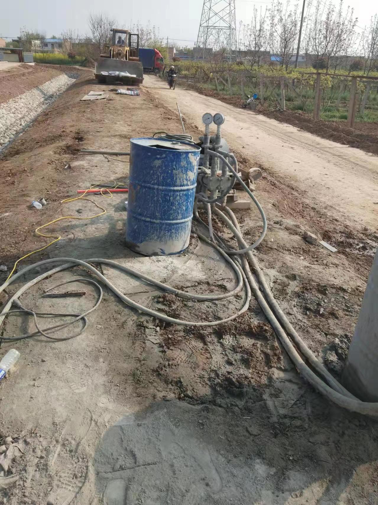 西流河镇双液注浆