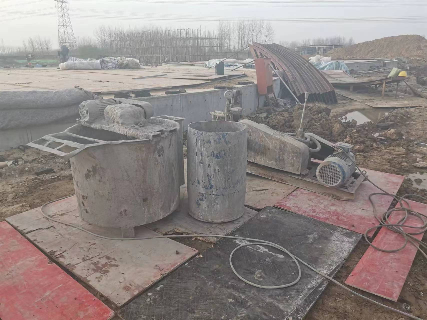 西流河镇设备基础注浆