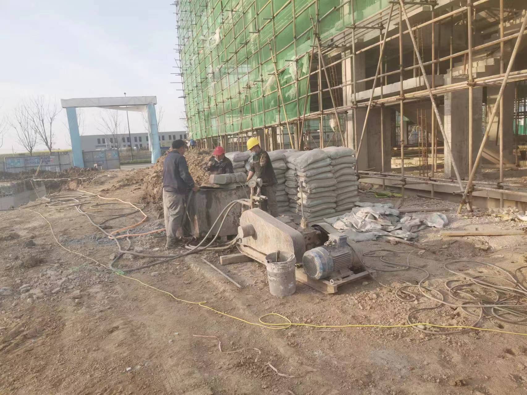 西流河镇别墅下沉注浆