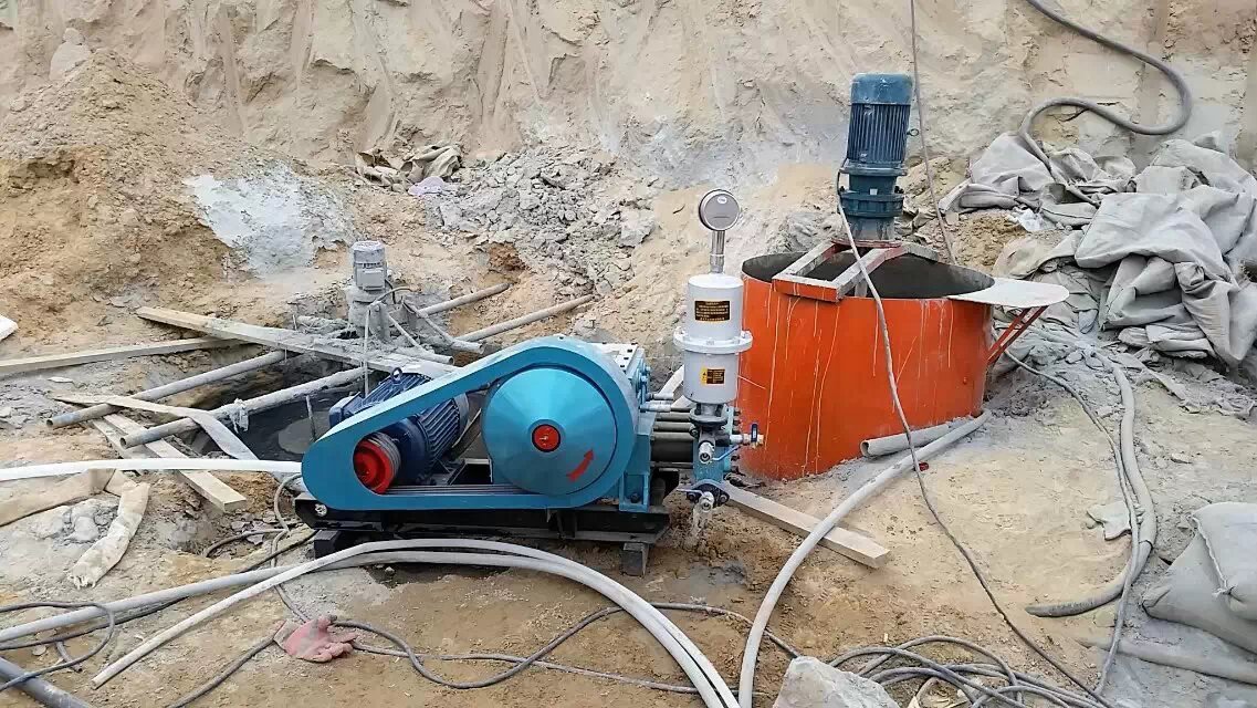 西流河镇顶管注浆